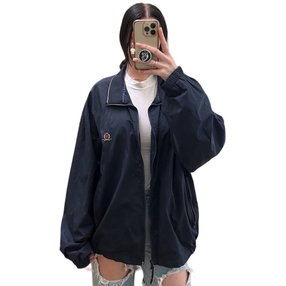 Tommy Hilfiger Other - 📣BOGO🆓 Men’s Navy Blue Tommy Hilfiger Windbreaker XL Zip Up Jacket